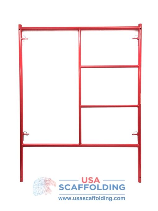 Double Ladder Scaffolding Frame - 5'X6'7" red Waco style