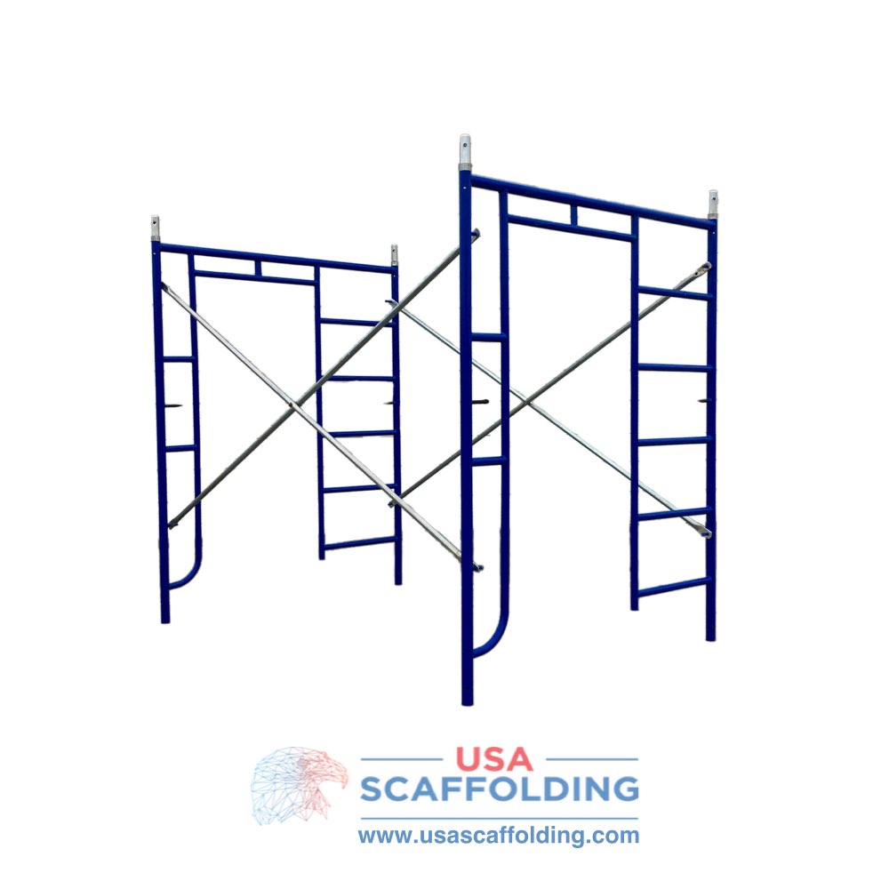 5’ x 6’4″ SStyle Triple Ladder Scaffold Frame Set USA Scaffolding