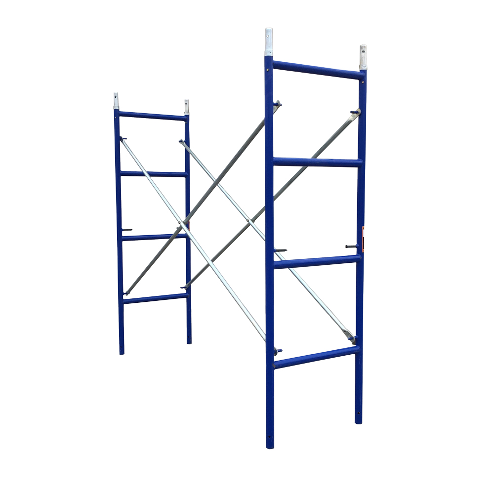 2'X6'4" Blue Safeway Style Set of Ladder Scaffolding Frames